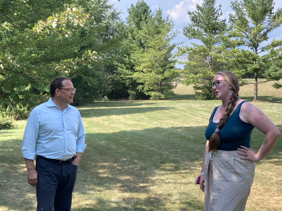 MikeSchreiner's tweet image. Had a great time chatting with the local Greens in Ajax yesterday. 

Thank you to @LeighPaulseth &amp;amp; @DevinMathura for all your work in protecting the Duffins Creek wetlands. 

Your continued involvement in protecting Ontario's natural heritage is an inspiration to all. #onpoli