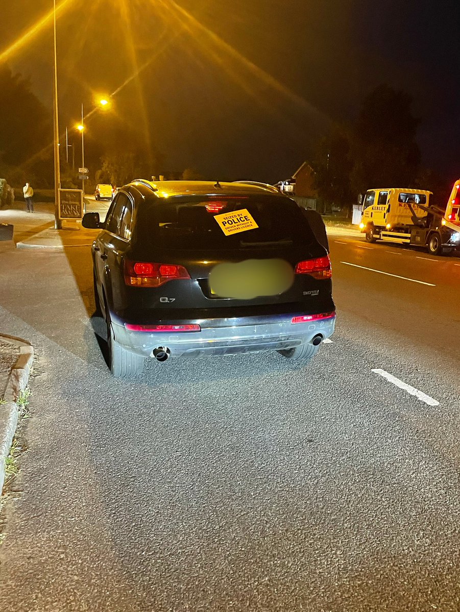 Vehicle stopped in Bradwell, subsequent checks at the roadside reveal that the driver had no licence. #Seized #DenyingCriminalsUseOfTheRoads 595/7007