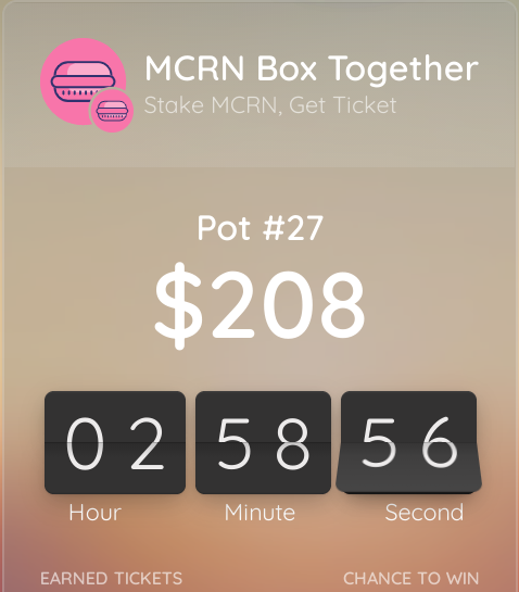 Looks yummy! 🔥👀
It's lossless lottery #BoxTogether!

macaronswap.finance/boxtogether

#MCRN $MCRN #YieldFarm #DeFi #BUIDL