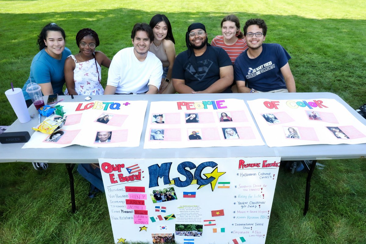 SaintAnselm's tweet photo. There are so many great ways to get involved on the Hilltop! The Student Government Association’s annual Club Fair was held this afternoon and more than 40 groups were represented. Email ClubAffairs@anselm.edu⁣ if you'd like more information. @StAnselmSGA https://t.co/Hh3IyimTPB