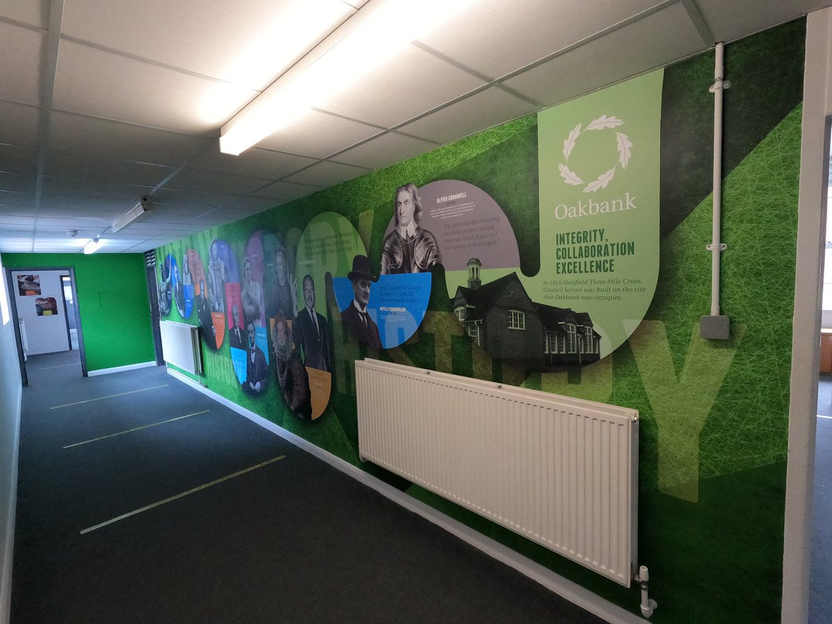 cubedcreative's tweet image. School installation wall graphics, interior and exterior dibond panels and brick wall vinyl. Design, printed and installed by us
Thank you Oakbank School.

cubedcreative.co.uk

#headteacher #school #teacher #primaryschool #secondaryschool #wallmural #wallmuralart