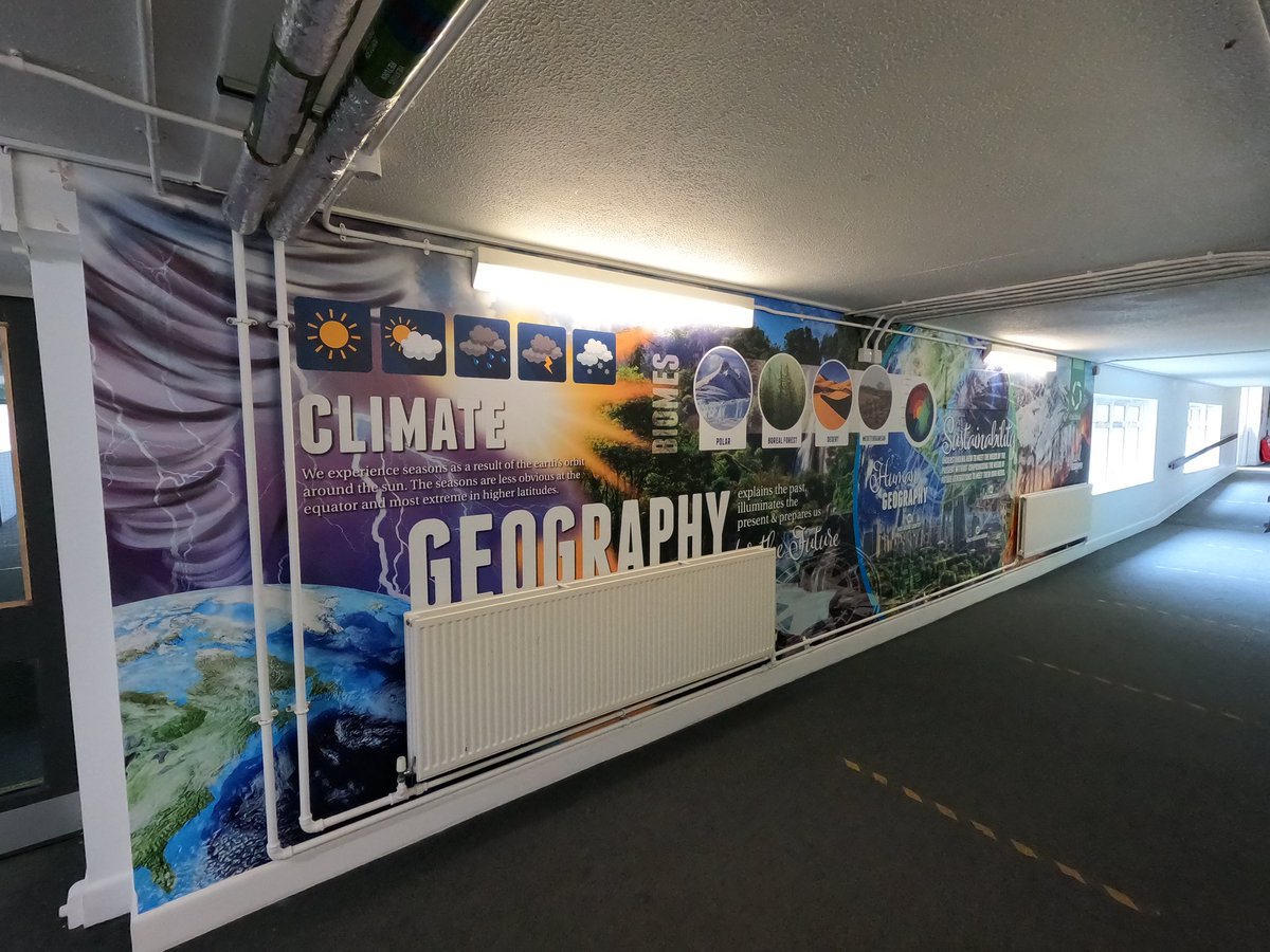 cubedcreative's tweet image. School installation wall graphics, interior and exterior dibond panels and brick wall vinyl. Design, printed and installed by us
Thank you Oakbank School.

cubedcreative.co.uk

#headteacher #school #teacher #primaryschool #secondaryschool #wallmural #wallmuralart