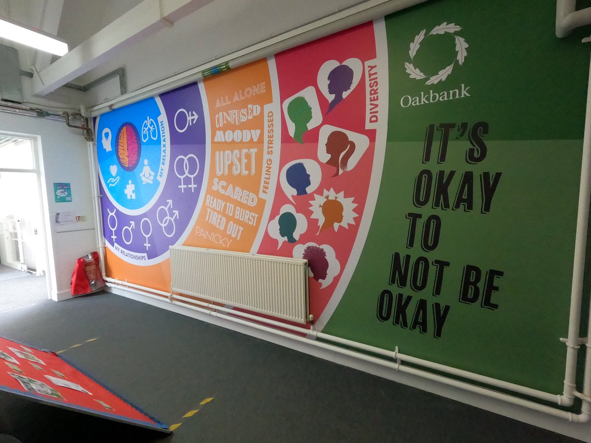 cubedcreative's tweet image. School installation wall graphics, interior and exterior dibond panels and brick wall vinyl. Design, printed and installed by us
Thank you Oakbank School.

cubedcreative.co.uk

#headteacher #school #teacher #primaryschool #secondaryschool #wallmural #wallmuralart