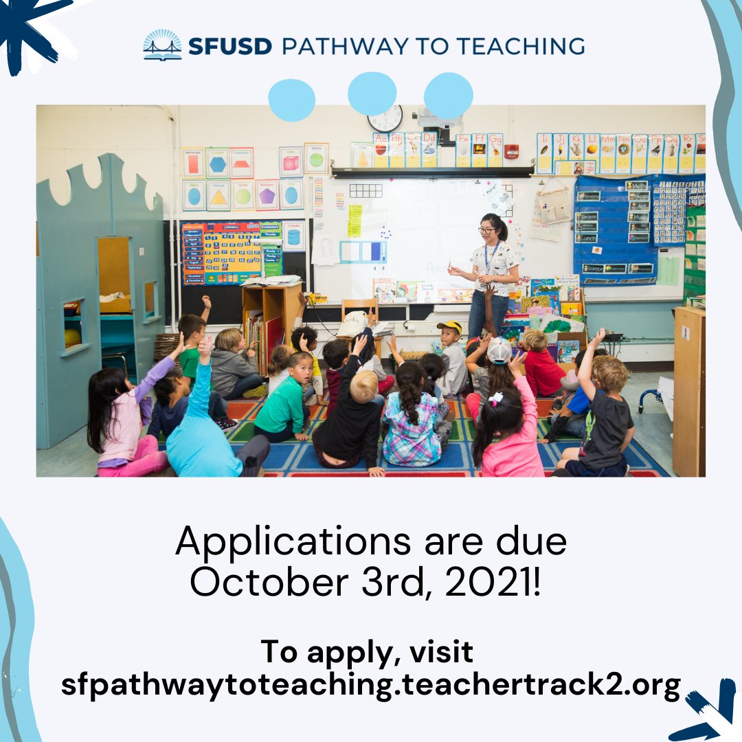 SFUSDPathway's tweet image. 🗣🗣🗣🗣 Our application opens a week from today (09/03)! 

We encourage interested applicants to join us next #Thursday for our webinar! RSVP and application links in our bio!