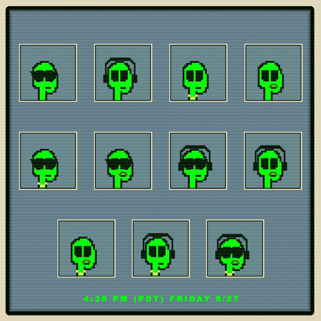 ‼️ TONIGHT 4:30 PM PDT ‼️

SECOND BATCH OF ALIENS WILL BE RELEASING! 

0.006 ETH!

opensea.io/collection/8-b…