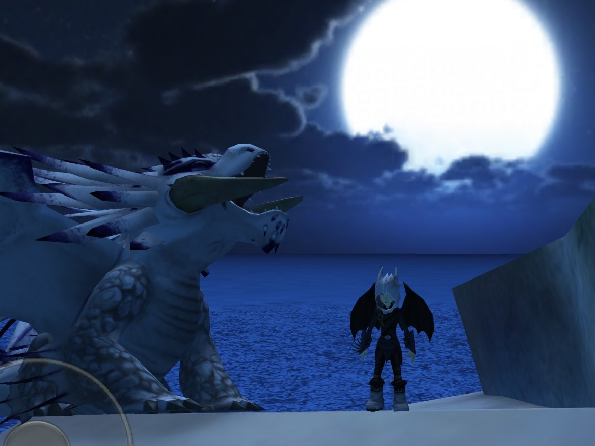 Hi there - Fagradasfjall (Chimerigon) and my avatar, Ingika, on Icestorm Island #SummarhildrPhotos #SchoolOfDragons