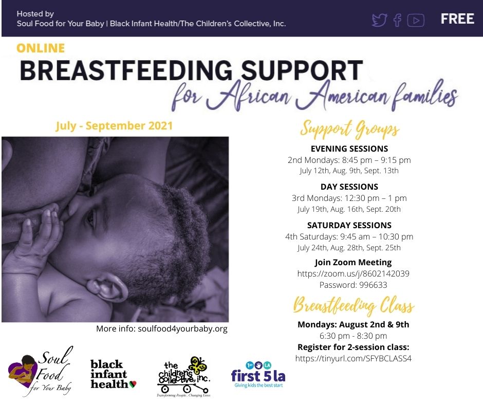 SFYB's tweet photo. We're excited to walk tomorrow for #BBW21 in the #BlackBreastfeedingMattersWalk in Leimert Park! Walk with us or support our work! https://t.co/3sIIVICe0j 
Black parents can also catch up with a lactation consultant at 9:45 am (PDT)! https://t.co/a2L9bxpRH7 Password: 996633 https://t.co/nHa9ylkCsX