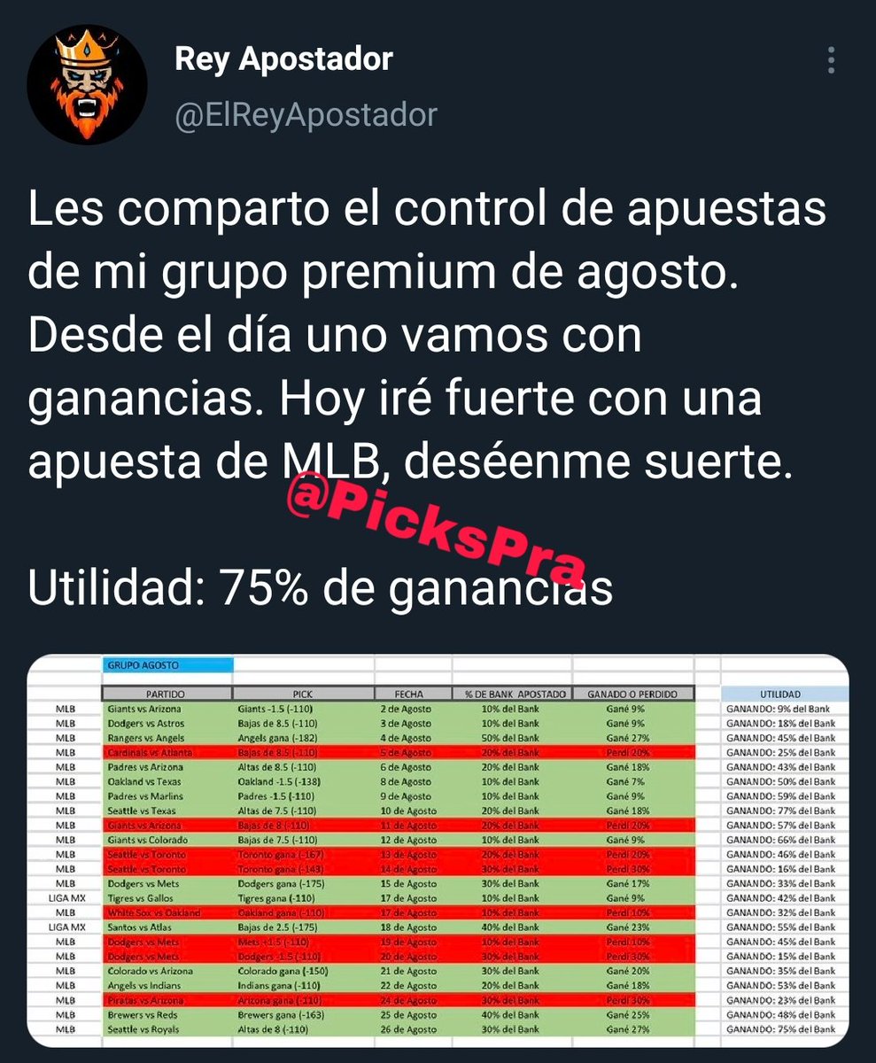 PICKS DE LOS REY Y OTROS MÁS tweet media