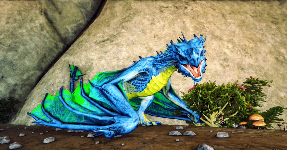 QuinocStreamer's tweet photo. Fire Wyvern #ARKSurvivalEvolved #dino #firewyvern https://t.co/OpeUVm2NeE