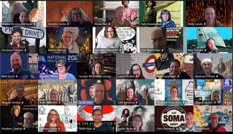 Our Curriculum Secondary Learners team meeting this week, celebrating Book Week with some of our favourite books as our backgrounds. Moaning Myrtle did a fabulous job of chairing the meeting.👌🏼 What an excellent crew ❤📚