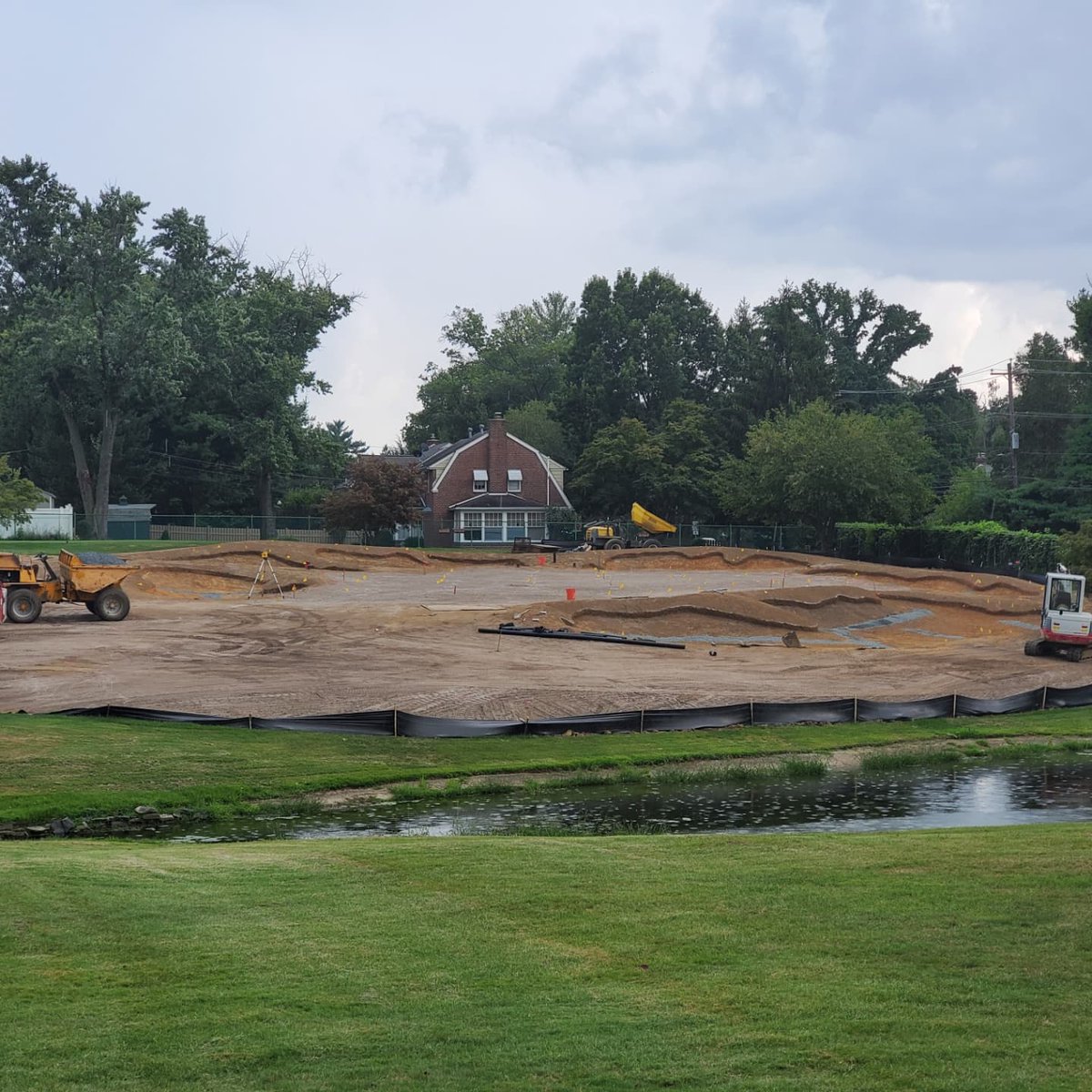 jimnagle_gca's tweet image. Great trip east today.  @MottinGolf is nearing the completion of the renovation to the 16th green and surrounds at @springhavengolf.  Really enjoyed working w them, @Sprnghvn_Greens and the club on the project.   Can't wait to putt this green next year. @forsegolfdesign 1/2