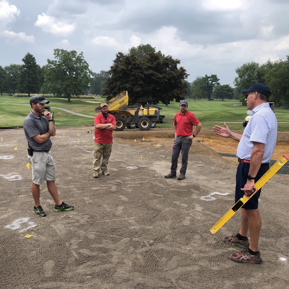 jimnagle_gca's tweet image. Great trip east today.  @MottinGolf is nearing the completion of the renovation to the 16th green and surrounds at @springhavengolf.  Really enjoyed working w them, @Sprnghvn_Greens and the club on the project.   Can't wait to putt this green next year. @forsegolfdesign 1/2