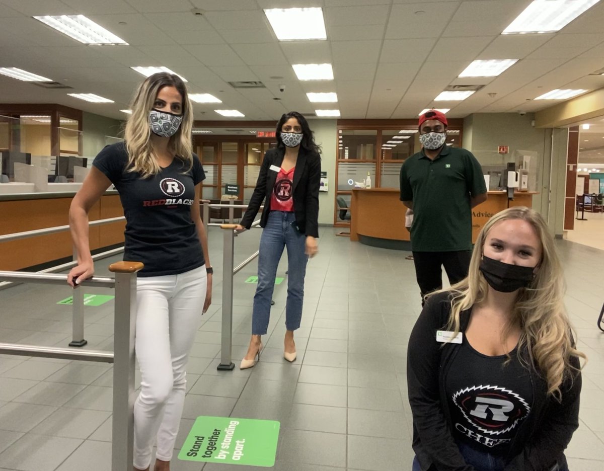 #TDTeamMinto celebrating the <a href="/REDBLACKS/">Ottawa REDBLACKS</a> home opener Aug 28!  We are thrilled about football being back in #Ottawa! Let’s #GOREDBLACKS! 🔴⚫️🏈