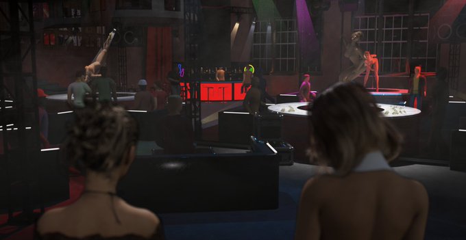 "We&rsquo;ve never been in a strip club before so we were curious is all."  Kitties - One of the new sets coming<a href="/tag/theofficewifegame"class="tags"><span>#theofficewifegame</span></a>