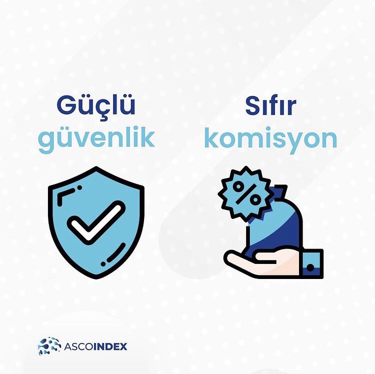 ascoindex's tweet photo. Neden ASCOINDEX ?
Kolay kullanım, Hızlı alım satım, Güçlü güvenlik, Sıfır komisyon
#ascoindex #asinvestmentholding #kriptopara #borsa https://t.co/XhX0FmKUkR