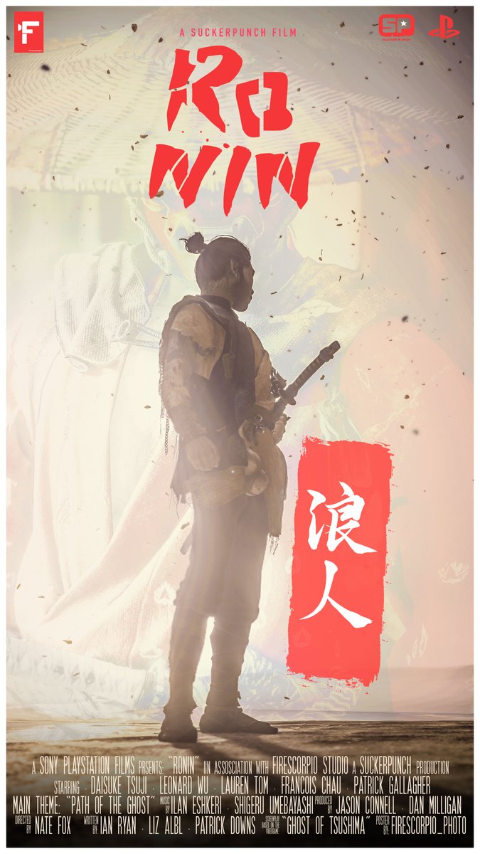 The_Firescorpio's tweet photo. The Ronin series posters! 
#GhostOfTsushima https://t.co/RGUfB8jwrA
