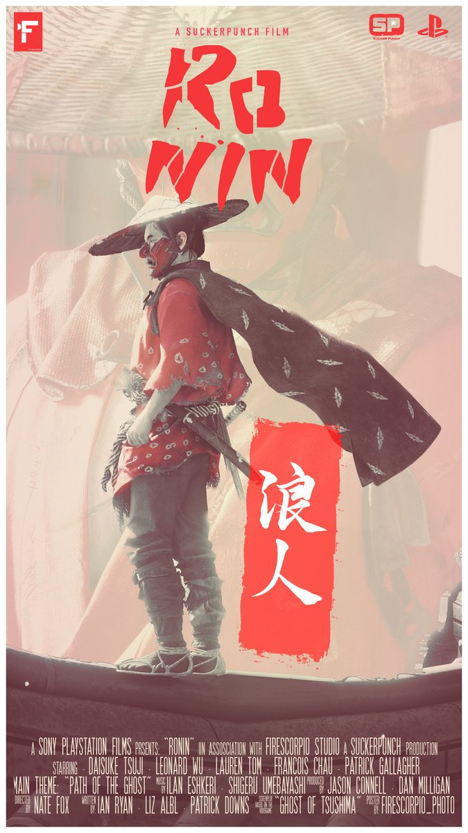 The_Firescorpio's tweet photo. The Ronin series posters! 
#GhostOfTsushima https://t.co/RGUfB8jwrA