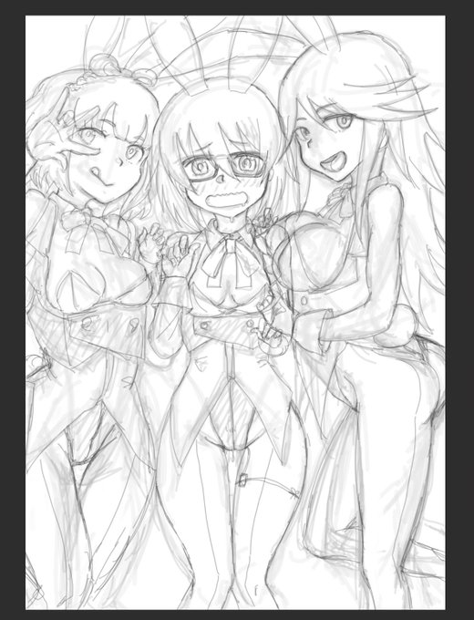 今日帰ってきて塗れるかわからぬラフ 