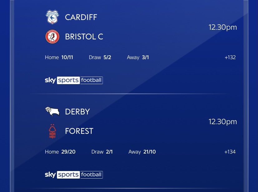 edatack77's tweet photo. Honestly who is in charge of the calendar, theyve had an absolute shocker here, how on earth can these two championship rivalry’s be on at the exact same time??? @SkySports @SkyBetChamp #efl #derfor https://t.co/bzDfnCGCuO