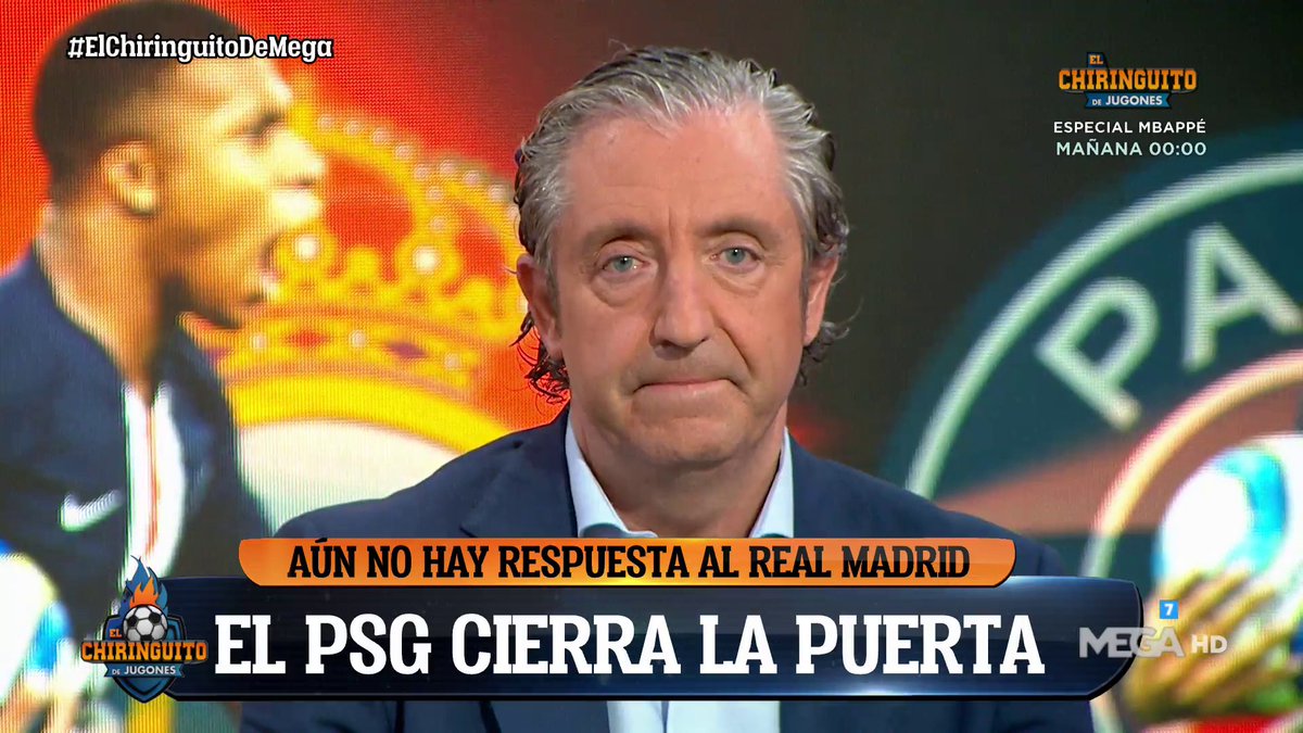 🚨 "NO os PUEDO ANUNCIAR que MBAPPÉ sea jugador del REAL MADRID ahora mismo" 

‼ ¡Ojo que <a href="/jpedrerol/">Josep Pedrerol</a> arranca fuerte en #ElChiringuitoDeMega!