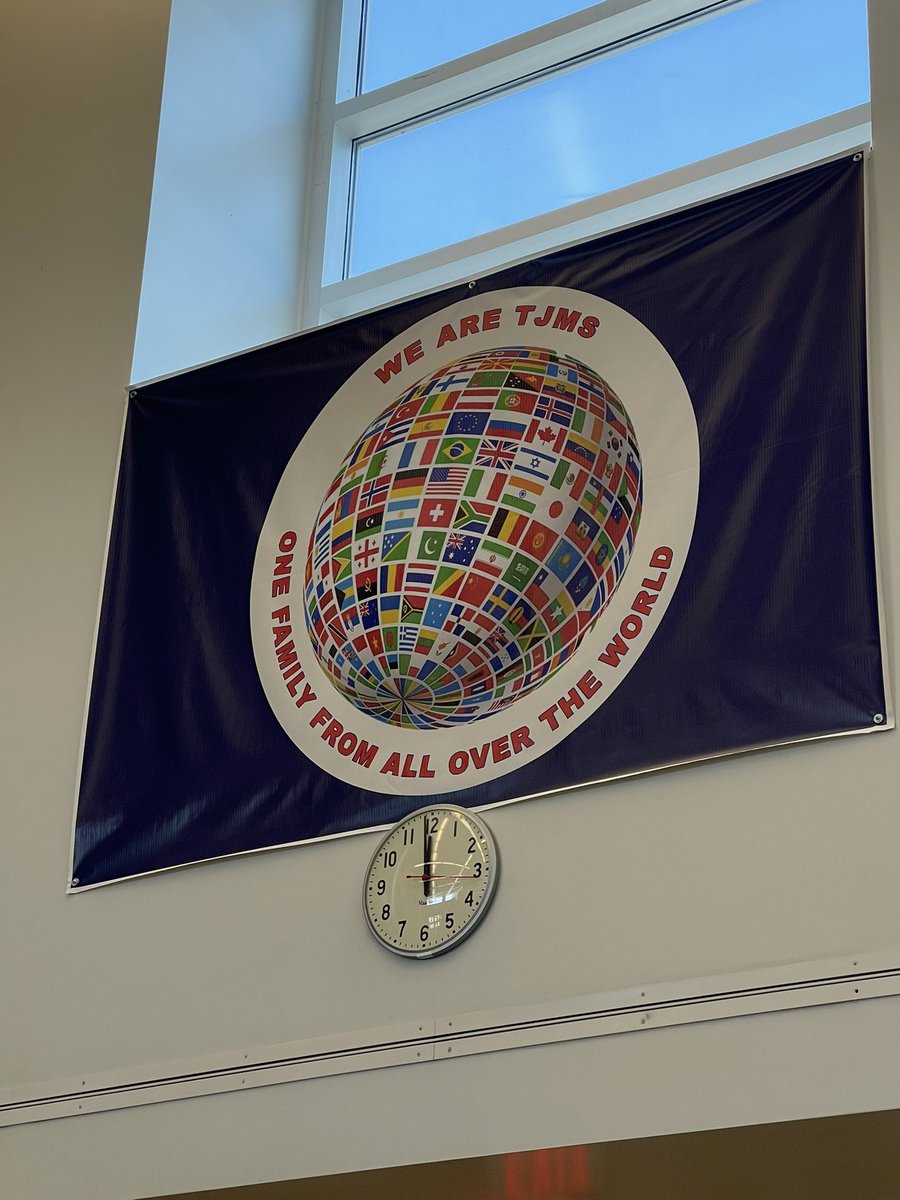 FCPSAchievement's tweet photo. Thanks @JWork_FCPS for an inspiring visit. “One family from all over the world.” Value each student. We still have safety measures in place and learning is in full swing. #staffempowerment #positiveculture #FCPSReturningStrong https://t.co/AQaqlA1igt