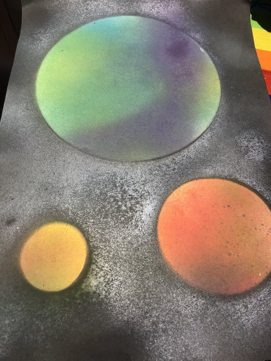 Practising planet painting and loving it 🚀