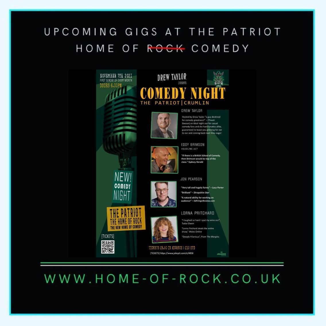 Comedy Night at #PatriotHomeofRock - 

buff.ly/2WazP0s #Comedy #ComedyNight #LiveComedy 😂😂😂