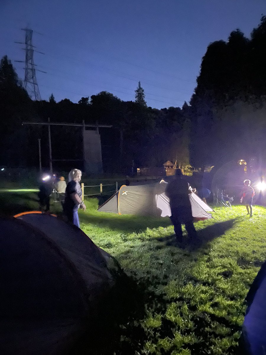 Great adventures continue in Bonaly Scout Centre for 1st Cockenzie Cubs as they pitch their first tents since lockdown….#the adventures start here