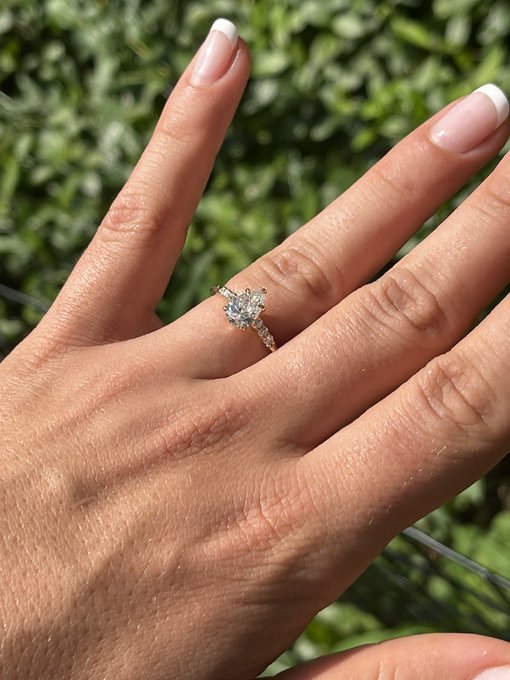 1 pic. I’m engaged! Over a year ago, we were on a 2nd date walking through Central Park—it was completely