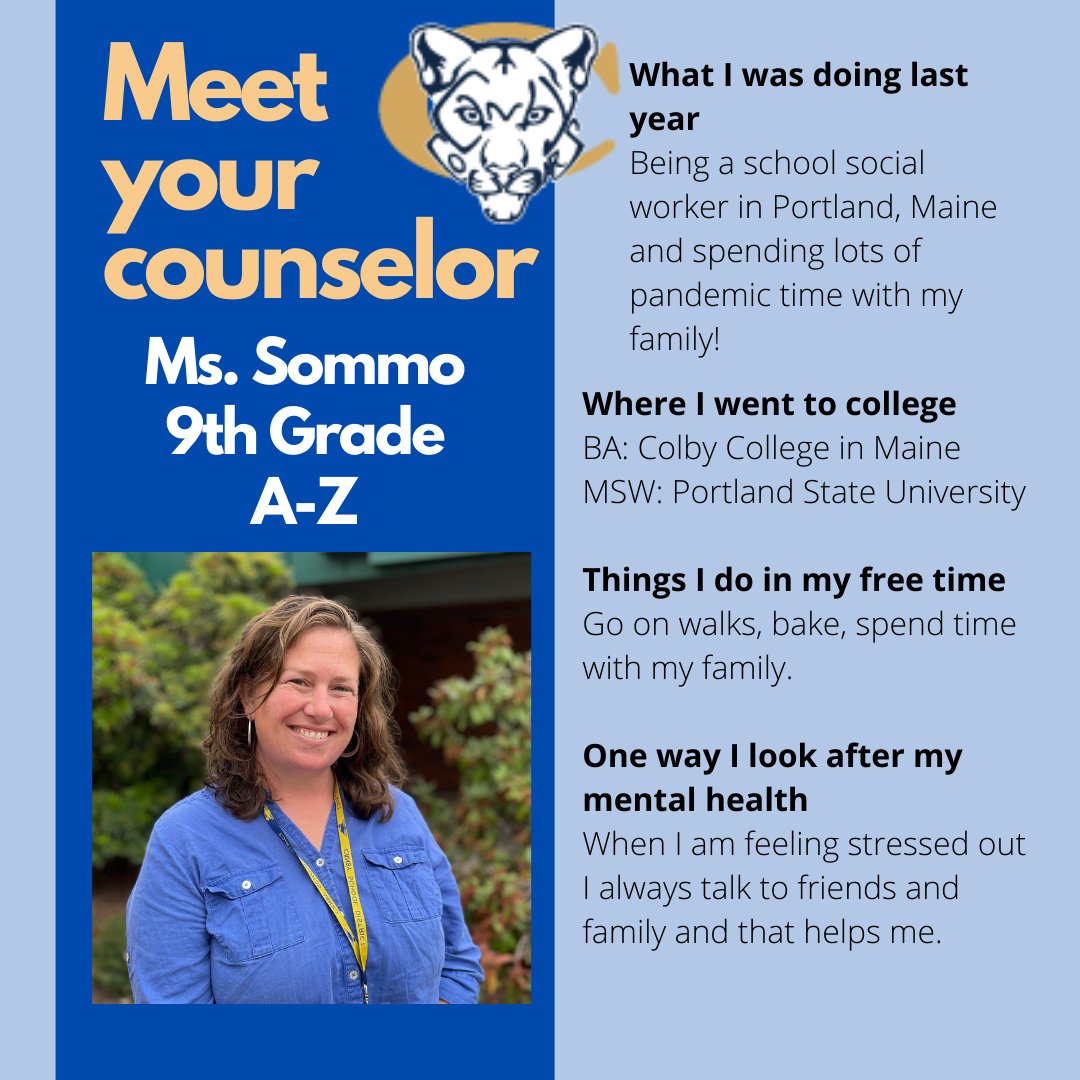 Welcome Ms. Sommo, 9th Grade A-Z