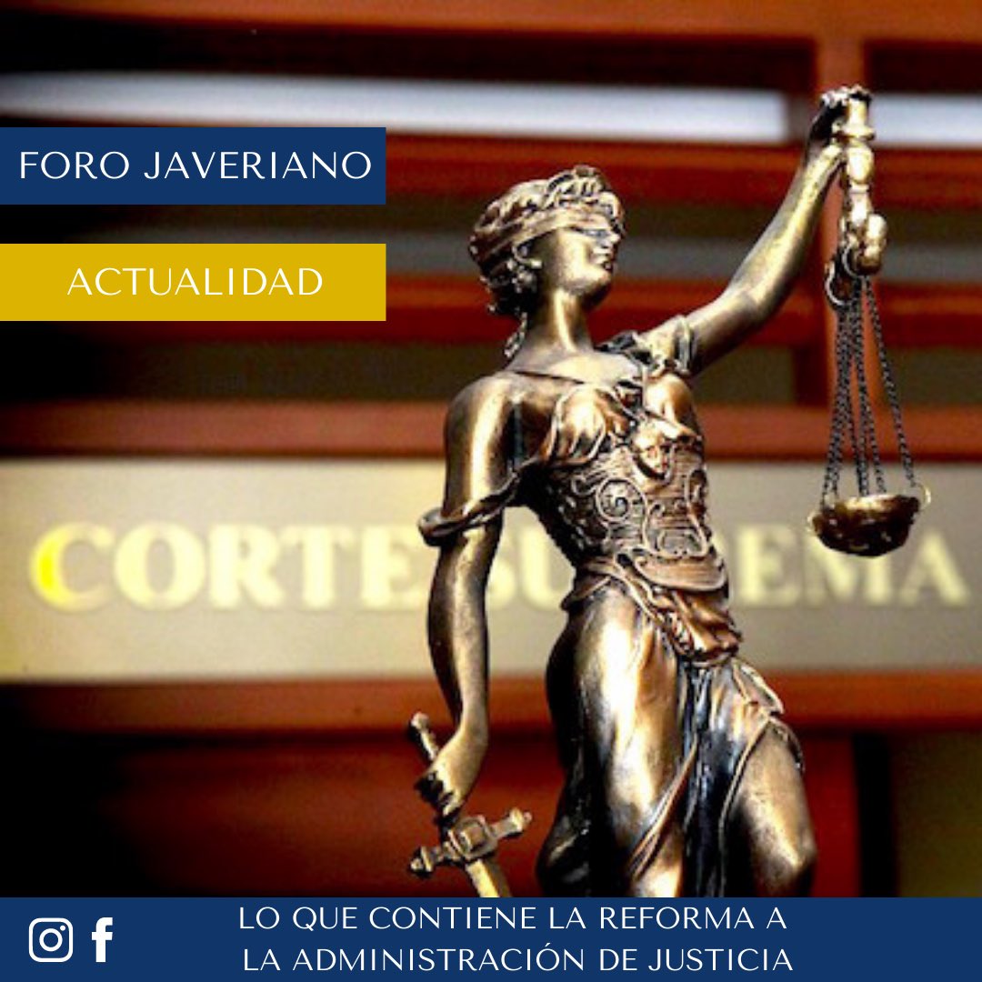 ForoJaveriano's tweet photo. #Actualidad En Colombia la administración de justicia ha recibido muchas críticas. Llega un Proyecto de Ley que pretende reformarla, pero se debe conocer el contenido del mismo para tener una opinión fundamentada. 

https://t.co/lAk1628PyY https://t.co/0qV7Vx7LbB