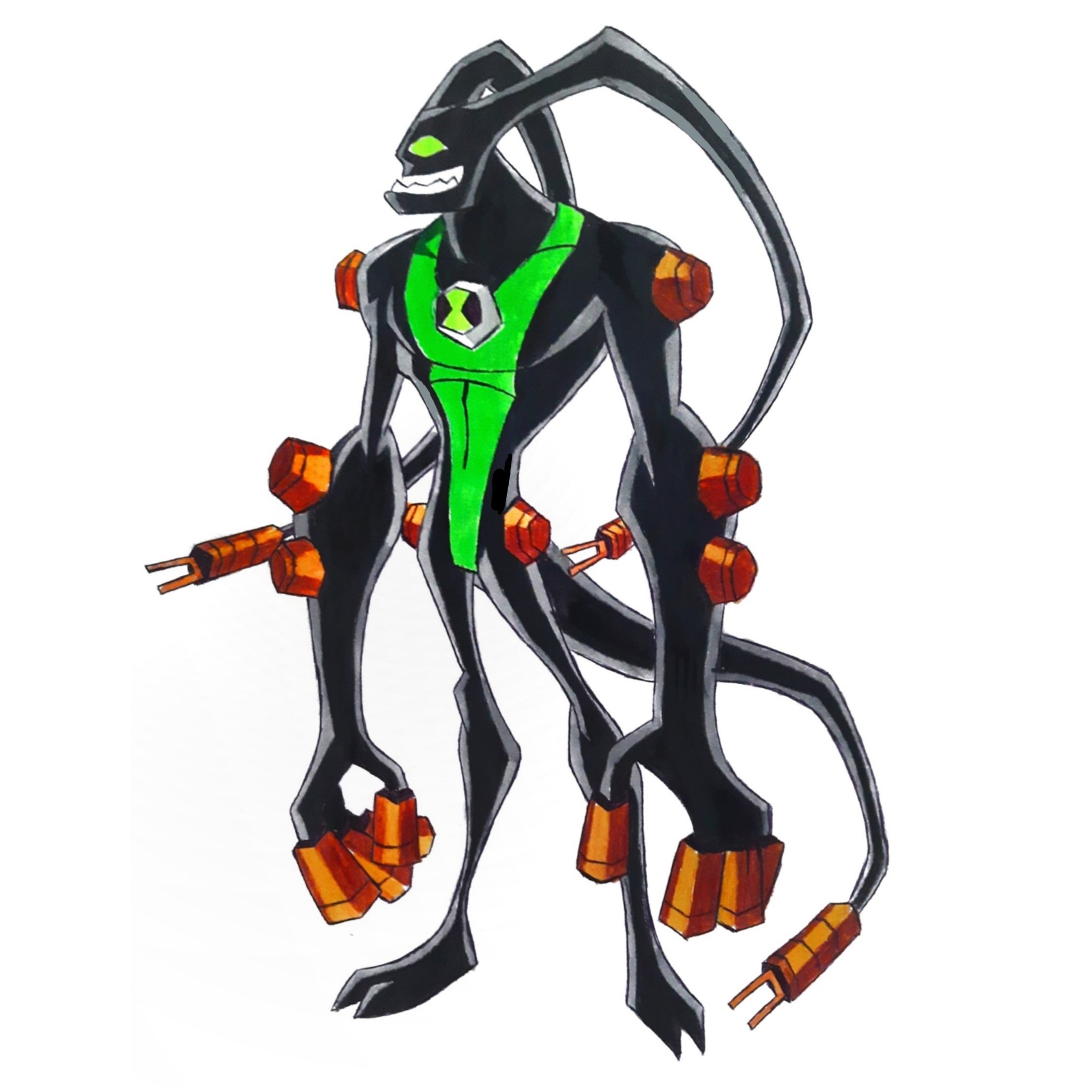 Ben 10 Omniverse Feedback Coloring Pages