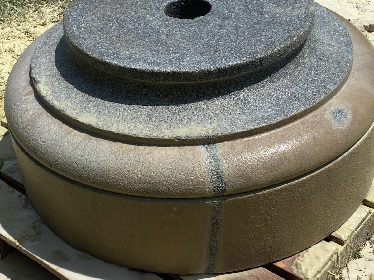 professional_mb's tweet photo. Restoration of fountain from 1923 before and after pictures. More process and final pics to come! https://t.co/93kjsiNyL5