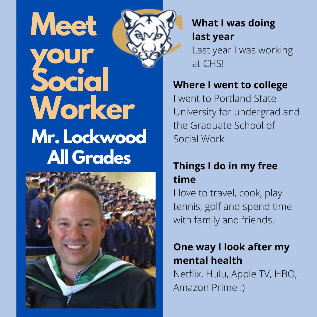 Mr. Lockwood, Social Worker All Grades