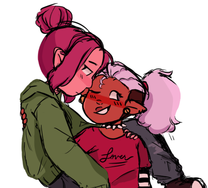 ENBYCONNIE's tweet photo. also them #skarscha https://t.co/RuDWt2MJgQ