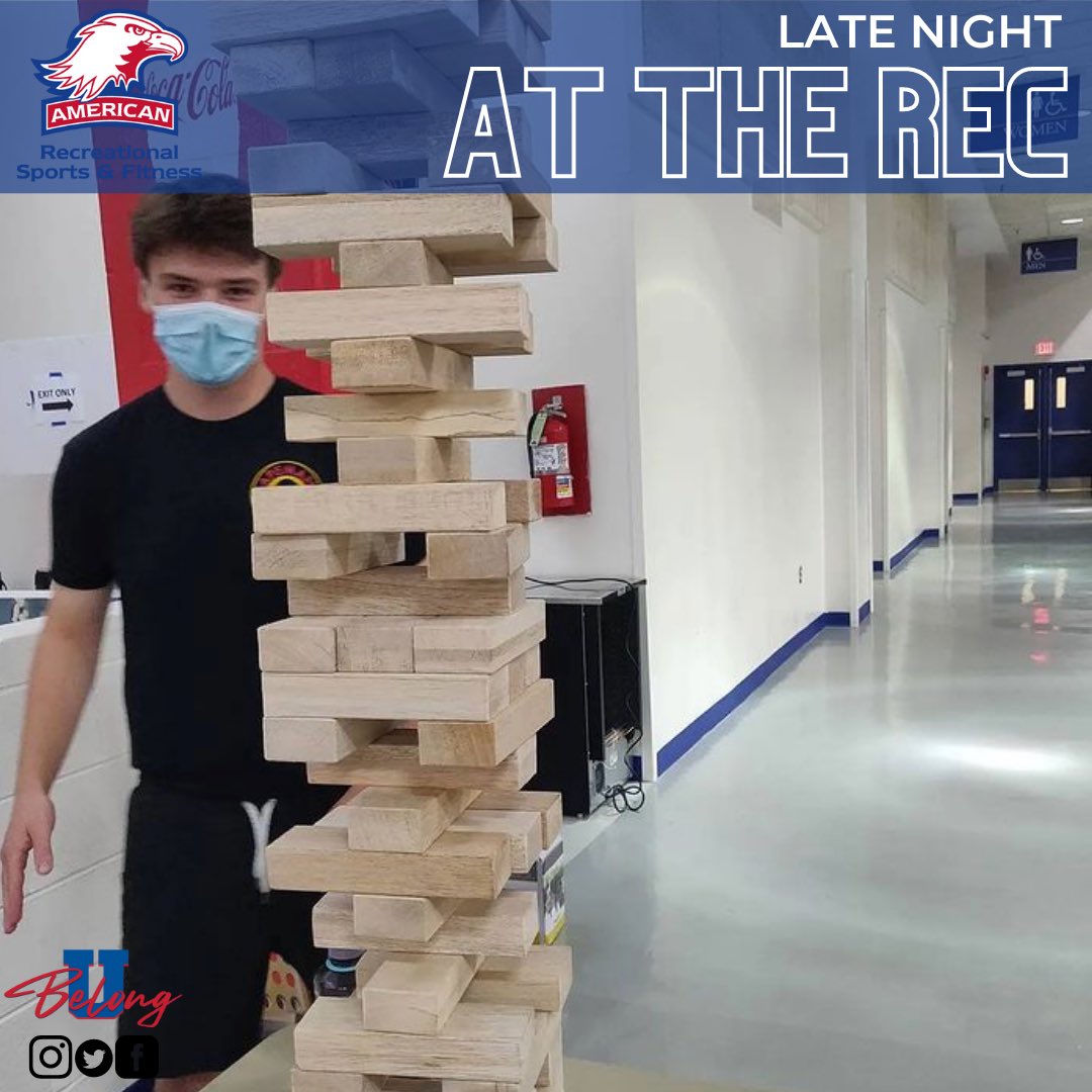 Here’s a recap of <a href="/aurecfit/">AURecFit</a>’s ‘Late night at the Rec’ event! Be sure to check out our website to see what all we have to offer. If you missed last night’s event, don’t worry we will have more. Stay up to date with us over here! #AUrecfit #UBELONG #AUeagles