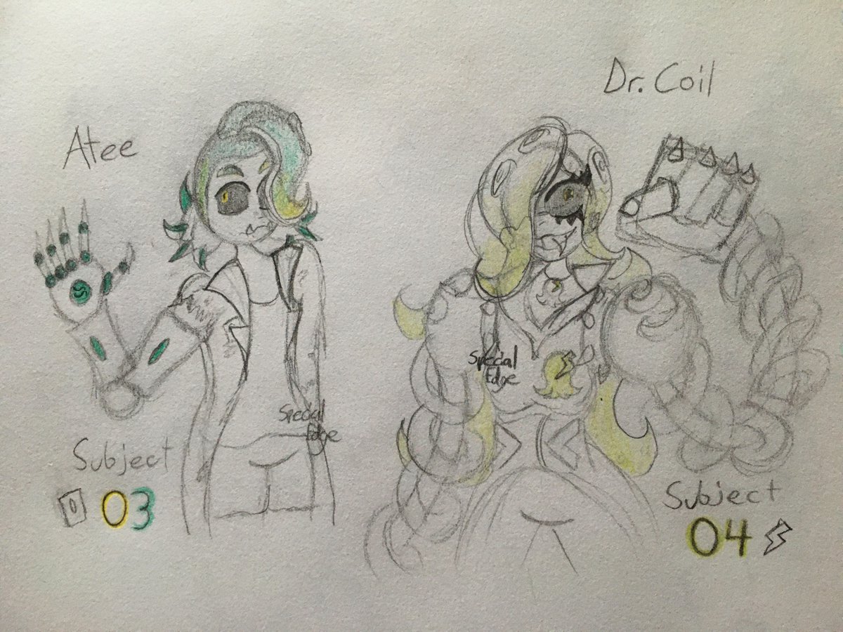 BestBoiCQ's tweet photo. -Accessing Kamabo Co. Data Base
-Subject 01, 02, 03, 04, 05, 06... these subjects display... interesting behaviour. They're much more aware than the others... and dangerous...
#Splatoon2 #SplatoonOE #SanitisedOctolings #KamaboCo #ThatsEdgyOC https://t.co/vvyRouOzHN