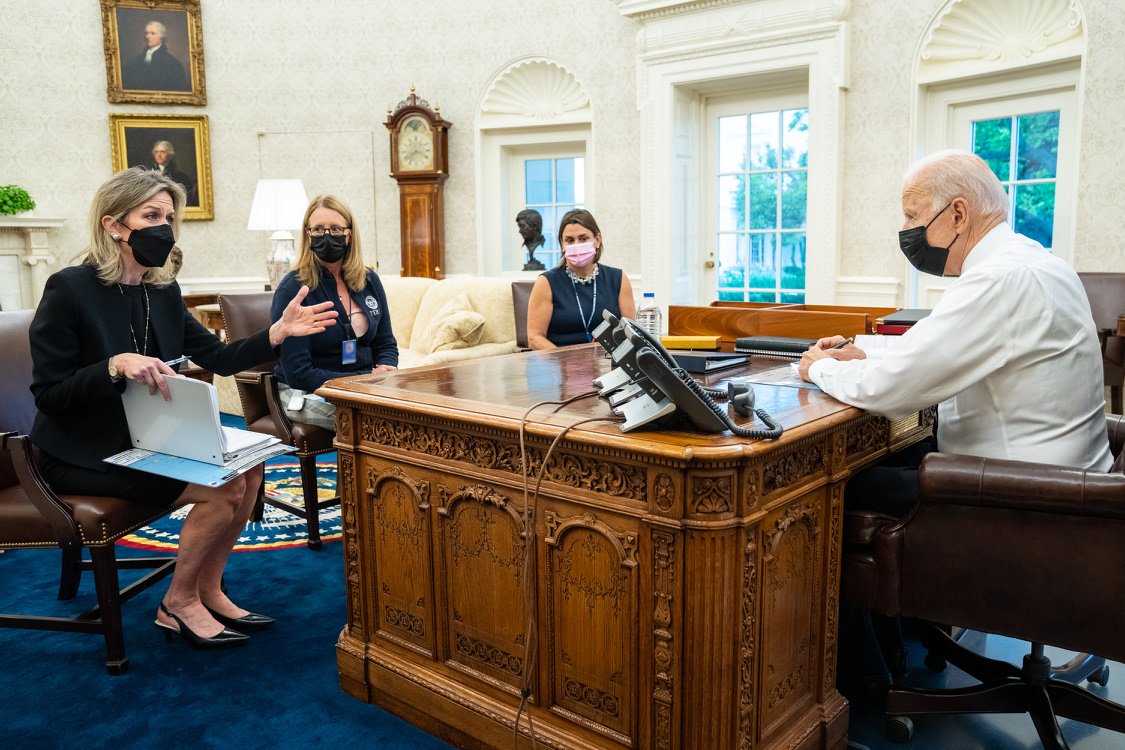 This afternoon, I held a call with the head of FEMA and governors ahead of Hurricane Ida to discuss preparations for what is expected to be a dangerous storm. If you are in the storm’s path, please comply with local evacuation instructions.