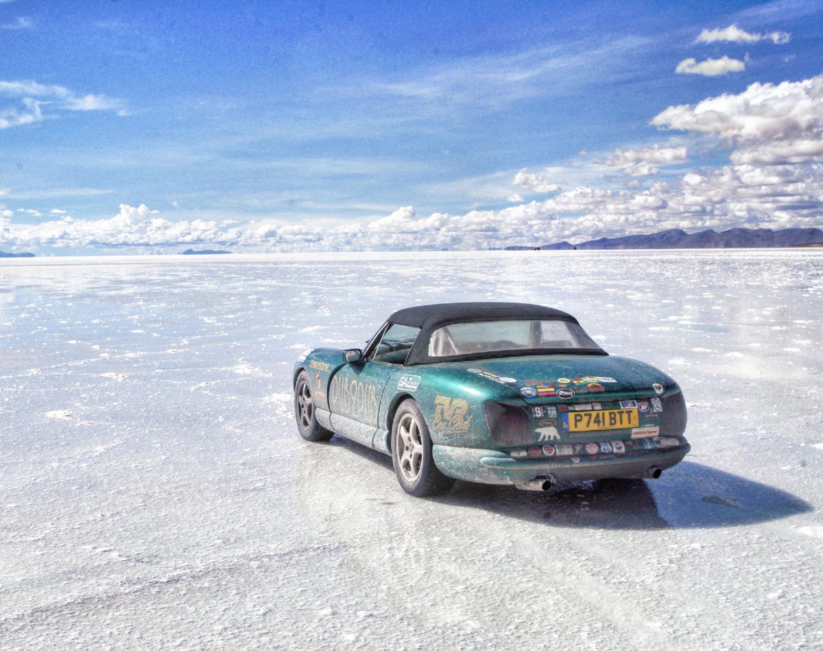 Pub2Pub_Ben's tweet photo. What's on your horizon?

TVR Chimaera | Salar de Uyuni, Bolivia https://t.co/ic4RQ4mV6v