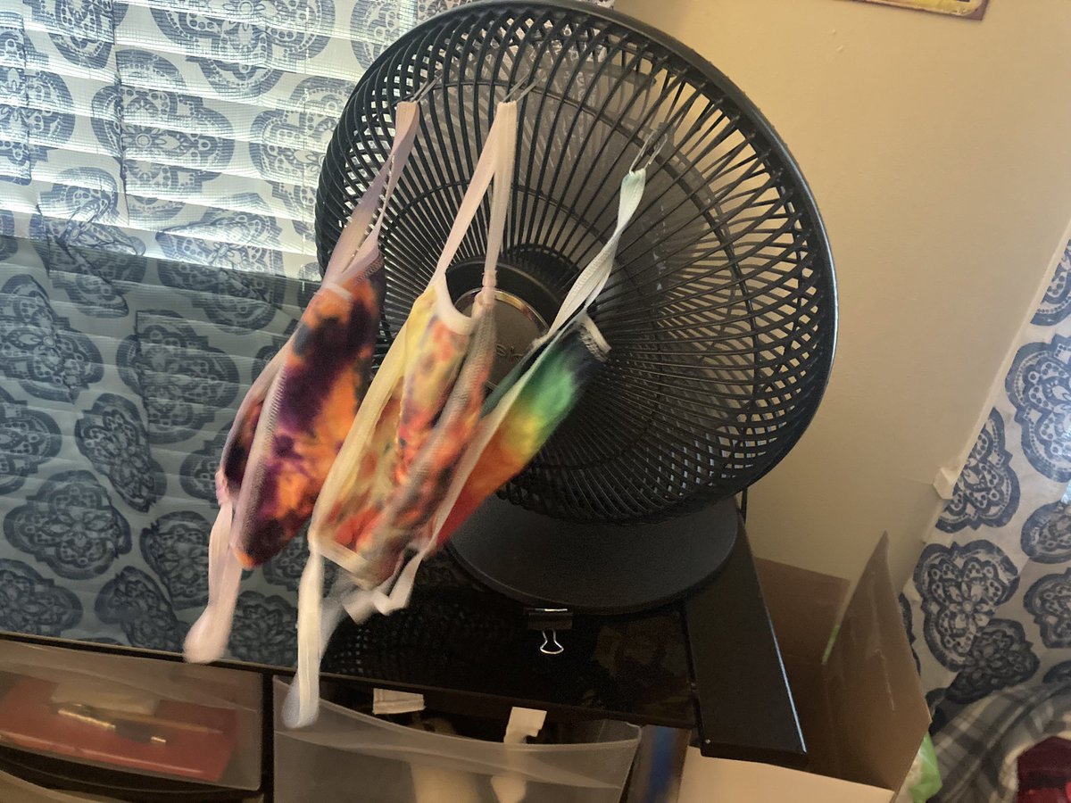 EllaFant (@alyssafant5) on Twitter photo Just unraveled my tie-dye masks from Raider Rainbow Welcome. I wonder if this will make them dry faster.
#LGBTQIA #mask @TTULGBTQIA <a href="/TexasTech/">Texas Tech University</a> Just unraveled my tie-dye masks from Raider Rainbow Welcome. I wonder if this will make them dry faster.
#LGBTQIA #mask @TTULGBTQIA <a href="/TexasTech/">Texas Tech University</a>