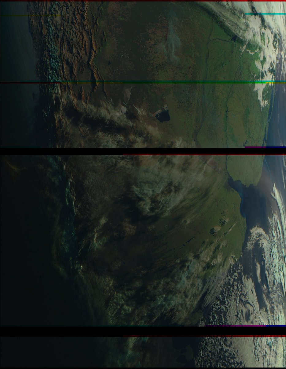 Primera imagen de prueba de rx de Meteor M2😁