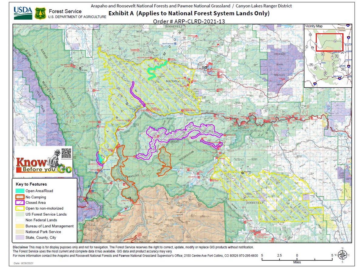 usfsclrd's tweet photo. Additional areas on the Canyon Lakes Ranger District have reopened following fire and flood recovery work, including Kelly Flats, Long Draw and Grandview campgrounds. https://t.co/wnZ16gIwKe https://t.co/6H8TX860qT