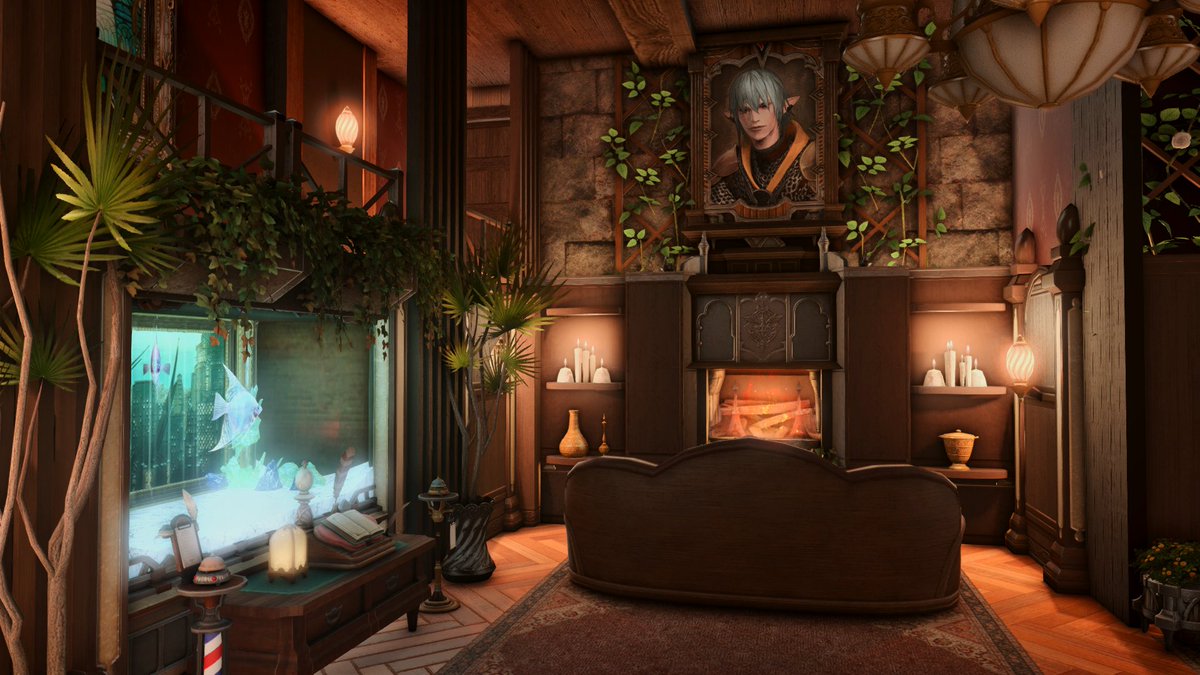 hgxiv's tweet photo. ✨HGXIV Community Spotlight✨
This beautiful Ishgardian manor boasts a wrapping layout with balcony and several private rooms. It's amazing to walk through! 

Designer: Arielle Rovale
Primal / Hyperion / Mist / ward 23 plot 6

#ffxiv #ff14  #ff14ハウジング https://t.co/QE6pRxd5z2