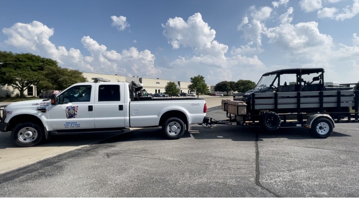 IN_Task_Force_1's tweet photo. 4:30 PM - #INTF1 departs for Louisiana in support of efforts for #TropicalStormIda.  The team was deployed as a NIMS Type 3 Urban Search &amp; Rescue (US&amp;R) Task Force, which consists of 45 members and a full cache of equipment allowing them to be prepared for any type of situation. https://t.co/aYqTSWXmZ1