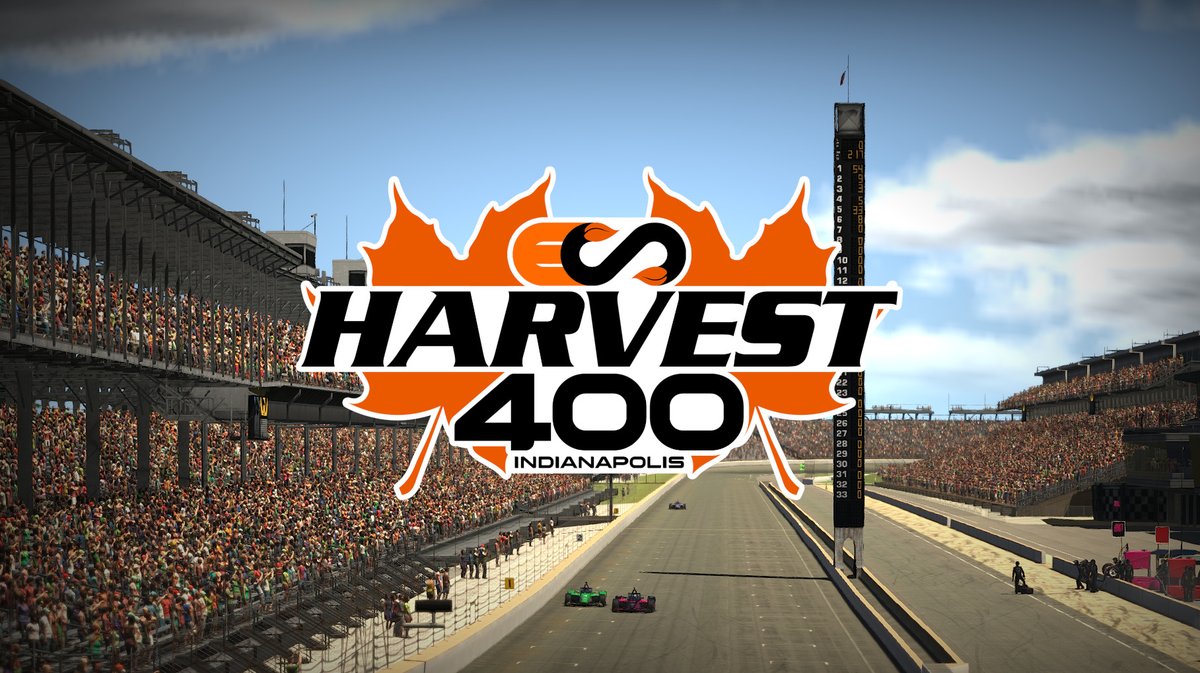 ECORacingLeague's tweet photo. Announcing the 2021 ECO Harvest 400, a 160 lap open setup IndyCar event at the famed Indianapolis Motor Speedway with a $250+ prize pool to be held October 27th.

With a unique qualifying heat format, you have to be mighty quick to make the top 33.

More information to come soon! https://t.co/FyTRW77dQS