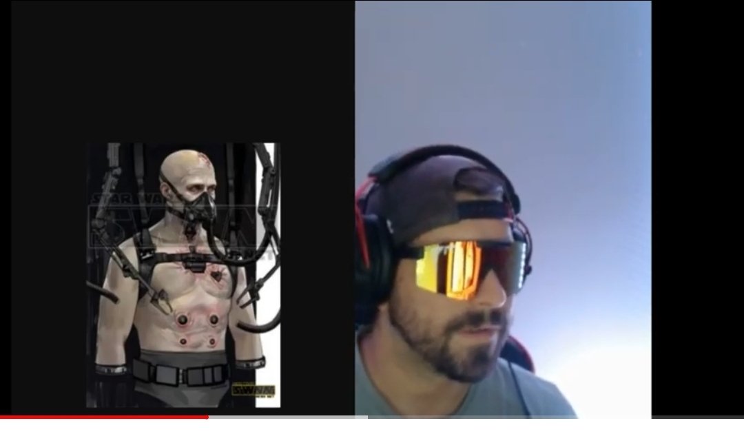 BeardedGamer7's tweet photo. New video is out on my YouTube Channel!! Leaked new images of Anakin and Vader from the new Obi-Wan Kenobi series!!! Link in Bio!!! My sunglasses comes from @pit_viper  go check them out!! #obiwankenobi #kenobiseries #starwars #leaked  #darthvader #anakinskywalker #obiwanseries https://t.co/rVdwxM7uCm