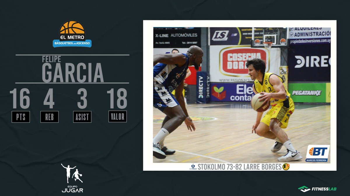 JugarManagement's tweet photo. 𝙁𝙀𝙇𝙄𝙋𝙀 𝙂𝘼𝙍𝘾𝙄𝘼 #1️⃣2️⃣
@feligarciaa 
 
#Metro2021 🏀🇺🇾 

@Stockolmouy 🆚 @LarreOficial 

📸 @m_ferreira83 

▪️#𝗘𝗾𝘂𝗶𝗽𝗼𝗝𝘂𝗴𝗮𝗿 🤜🏻🤛🏻 https://t.co/MnAXILQ7Gs