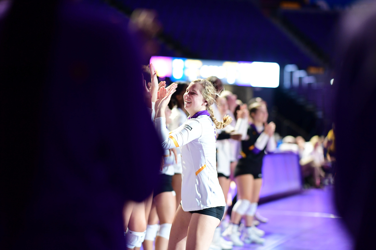 The freshman DS, Ella Larkin, will start in her first match for the Tigers!