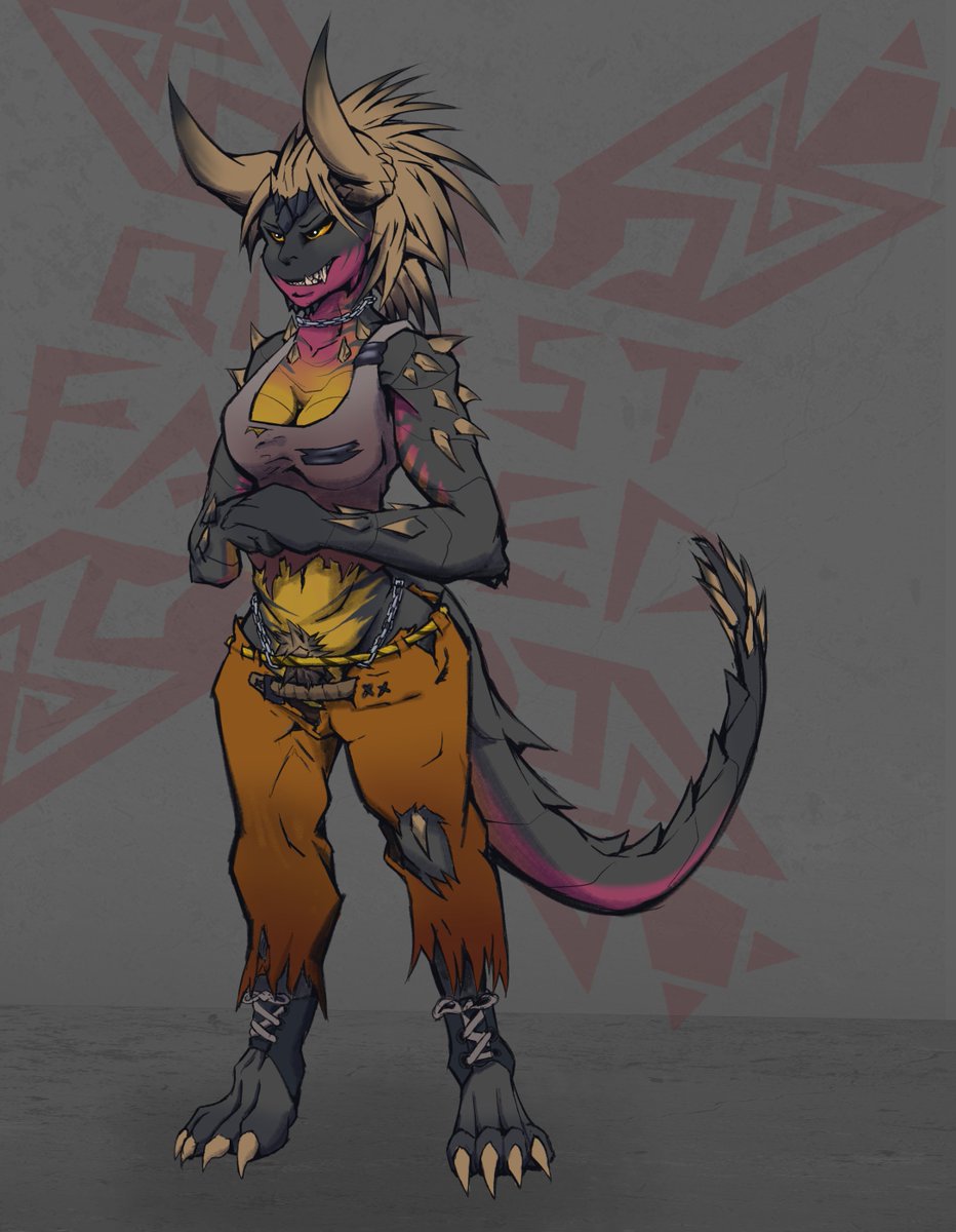 jsut a fun new wifu. want her to sholder tackle me.