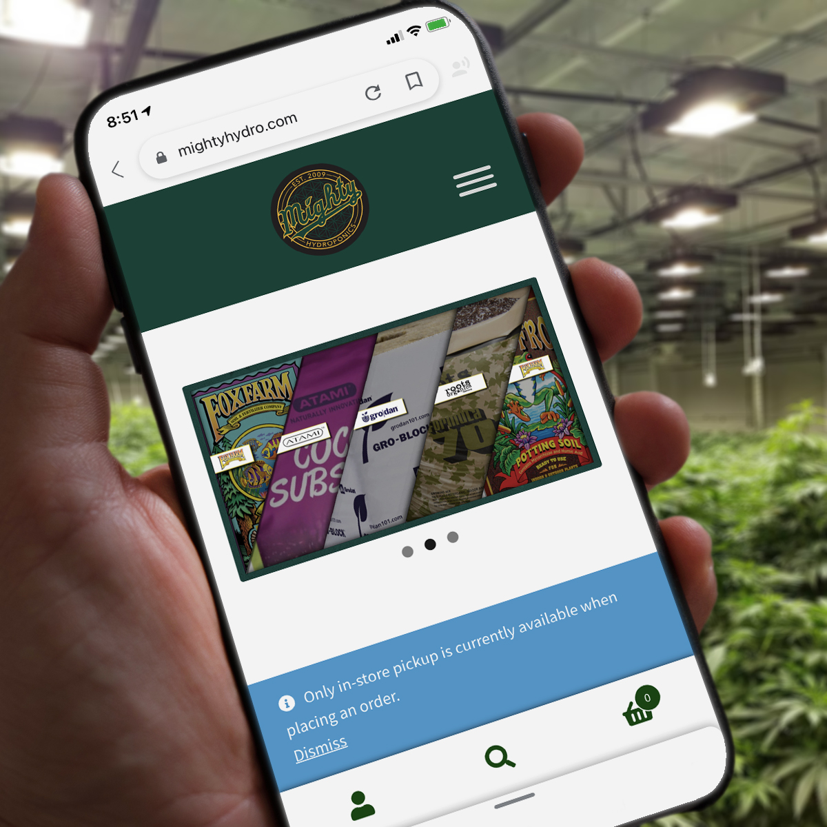 Visit mightyhydro.com to conveniently place an order for in store pick up.

#mightyhydro #shoplocal #cannabiscommunity #independent #hydroponics #cannabis